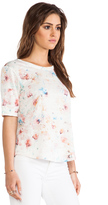 Thumbnail for your product : Rebecca Taylor Poppy Blossom Tee