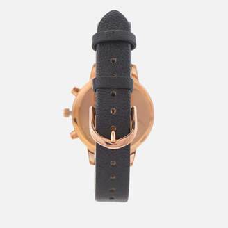 Olivia Burton Women's Midi Chrono Detail Watch - Black/Rose Gold