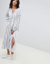 Thumbnail for your product : French Connection Stripe Tassel Smock Dress