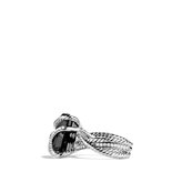 Thumbnail for your product : David Yurman Cable Wrap Ring with Black Onyx and Diamonds