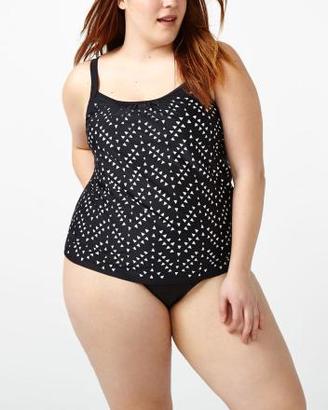 Penningtons Sea - Long Tankini Top with Cut-Outs