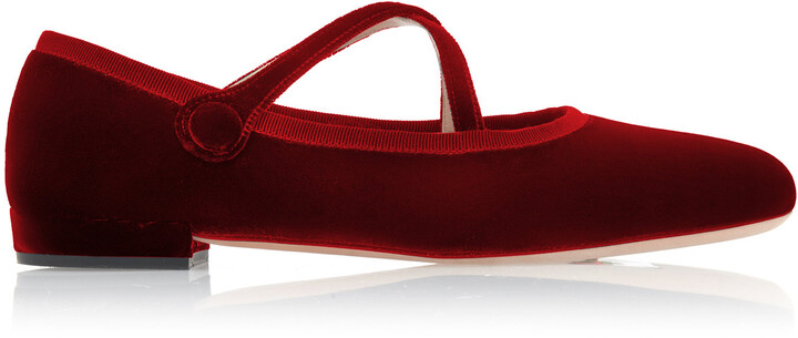 Red Velvet Women's Flats | Shop the world's largest collection of fashion |  ShopStyle
