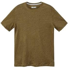 MANGO Slub linen-blend T-shirt