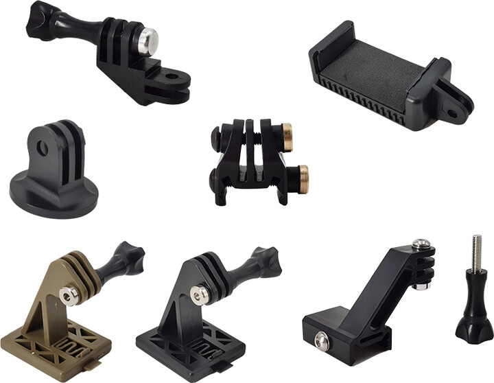 None Tactical Helmet Adapter Stand 20mm Picatinny Rail Mount Adapter for Gopro Sport Camera Hunting Airsoft Accessories