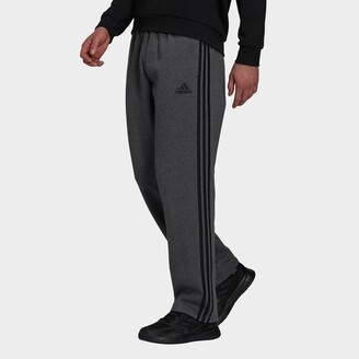 adidas Men's 3-Stripes Essentials Open Hem Fleece Pants - ShopStyle