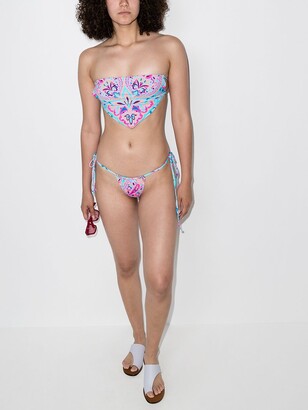 Frankie's Bikinis Tia paisley-print bikini bottoms