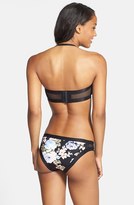 Thumbnail for your product : Volcom 'Part of Me' Mesh Inset Bandeau Bikini Top (Juniors)
