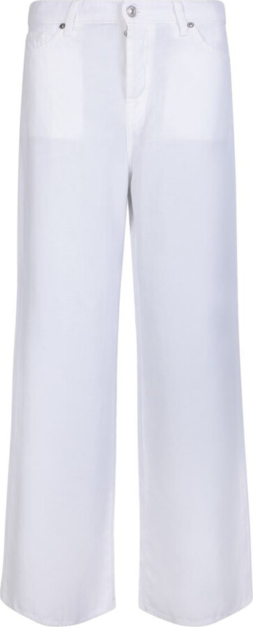7 For All Mankind White Zoey Summer Jeans By Nothing Reminds One Of ...