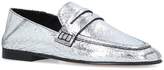 Thumbnail for your product : Isabel Marant Metallic Leather Fezzy Loafers