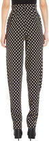 Thumbnail for your product : Ungaro Polka Dot Pleated Front Trousers