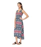 Thumbnail for your product : Tribal Printed Sleeveless High-Low Maxi Dress