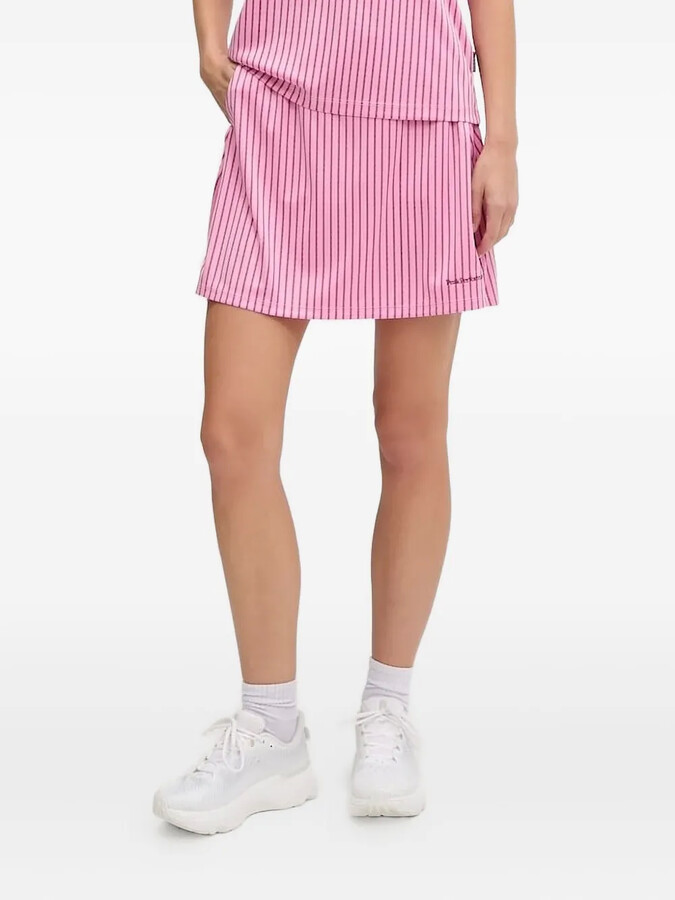 Peak Performance Pinstripe Mini Skirt