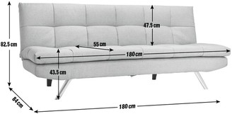 Habitat Nolan Fabric Clic Clac Sofa Bed - Denim Blue - ShopStyle