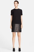 Thumbnail for your product : Jason Wu Crepe & Leather Tunic Dress