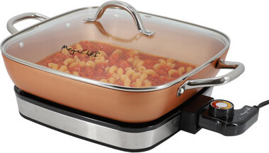 Mega Chef MegaChef 11.81 Inch Electric Fry Pan with Copper Coating