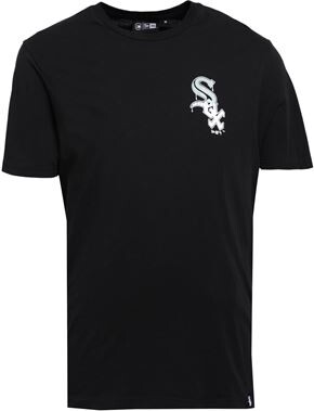 NEW ERA MLB BIG LOGO OVERSIZED TEE NEYYAN BLK, Black Men's T-shirt