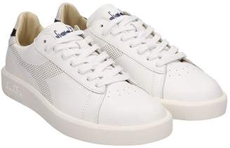 Diadora Game H White Leather Sneakers