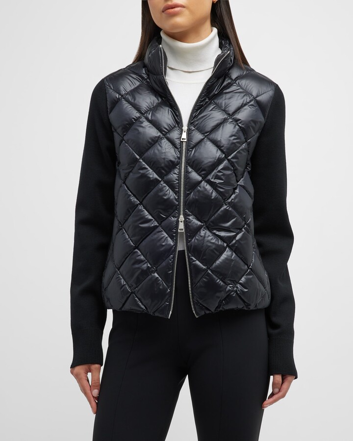 Moncler Mixed Media Cardigan ShopStyle