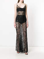Thumbnail for your product : Amen sheer sequinned gown