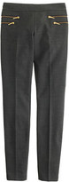 Thumbnail for your product : J.Crew Petite zippered Minnie pant in wool