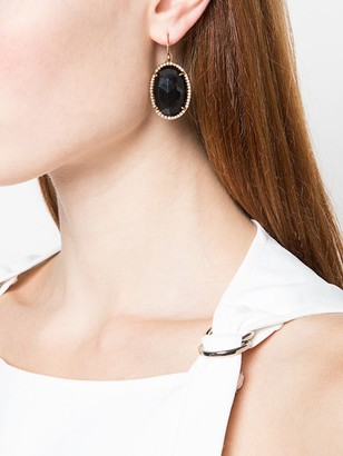 Irene Neuwirth 18kt Rose Gold Onyx Drop Earrings