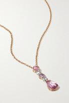 Thumbnail for your product : Bayco 18-karat Rose Gold, Diamond And Sapphire Necklace - One size