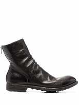 Thumbnail for your product : Officine Creative Arbus Zipped-Leather Boots