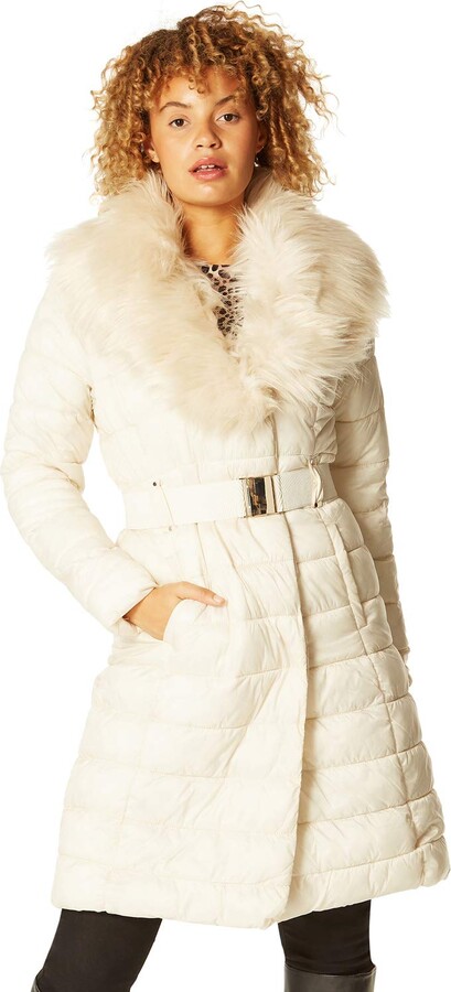 padded fitted coat