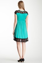 Thumbnail for your product : Momo Maternity Mabel Lace Trim Skater Dress