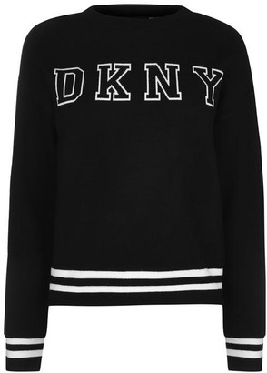 DKNY Varsity Logo Jumper