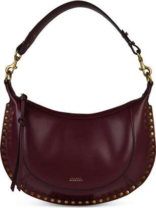 ショルダーバッグ・ポシェット ISABEL MARANT Naoko leather crossbody bag BURGUNDY Naoko Bag Woman burgundy | ISABEL MARANT Official online store
