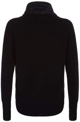 William Sharp Embellished Turtleneck Sweater