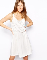 Thumbnail for your product : Esprit Scoop Neck Dress - Broken white