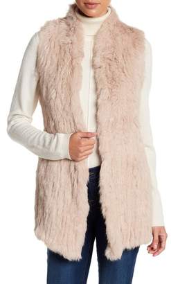 Love Token Genuine Dyed Rabbit Fur Vest