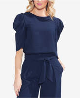 Thumbnail for your product : Vince Camuto Pinstripe Bubble-Sleeve Top