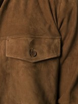Thumbnail for your product : Ajmone Long Sleeve Leather Shirt