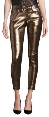 RtA Lucy Metallic Leather Pants