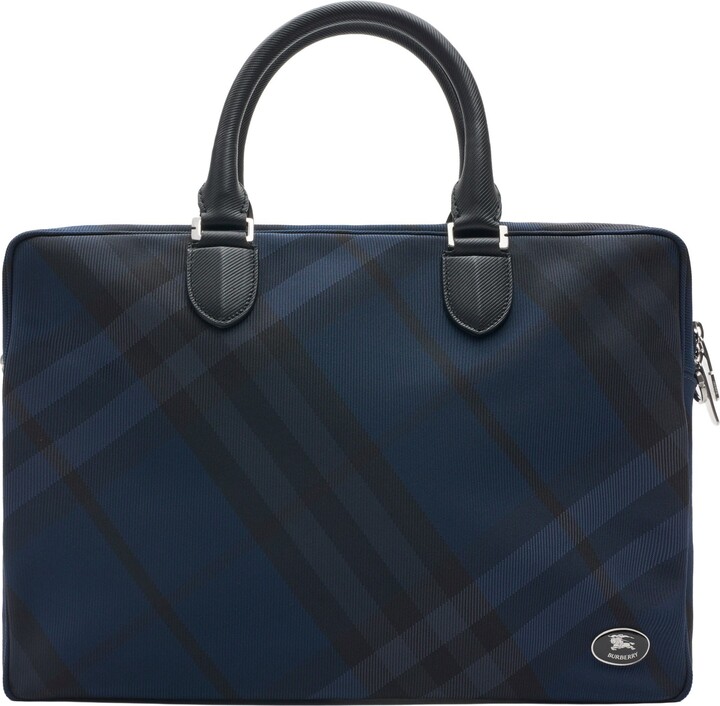 Burberry Grid Briefcase