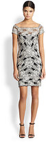 Thumbnail for your product : Nicole Miller Off-The-Shoulder Stretch Lace Dress