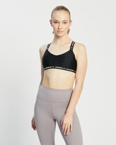 Thumbnail for your product : Under Armour Women's Black Crop Tops - UA Crossback Low Sports Bra