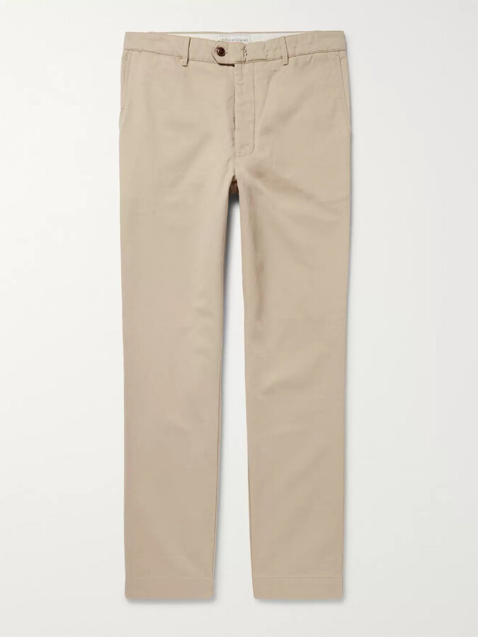 stone coloured chinos