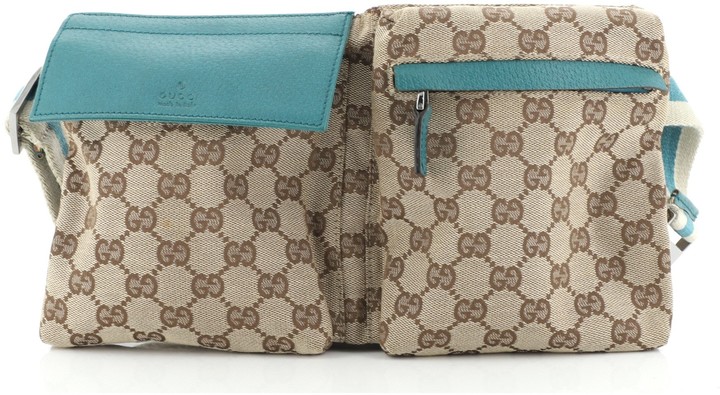 gucci double belt bag