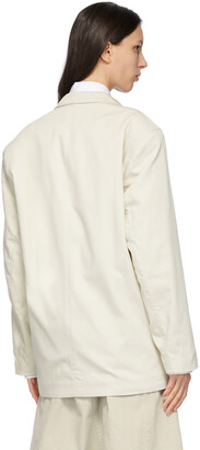 Lemaire Off-White Denim DB Jacket