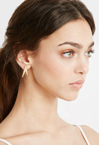Thumbnail for your product : Forever 21 Longline Diamond Ear Jackets