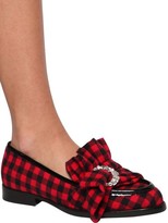 Thumbnail for your product : Midnight 00 20mm Antoinette Embellished Plaid Loafer