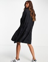 Thumbnail for your product : Vero Moda mini smock dress in black