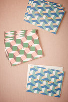 Thumbnail for your product : BHLDN Geometric Thank You Cards (8)