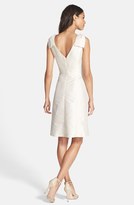 Thumbnail for your product : Alfred Sung Bateau Neck Bow Shoulder Dupioni Dress
