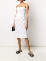 Thumbnail for your product : Alexander McQueen fitted lace midi dress