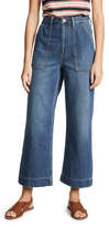 Thumbnail for your product : Wrangler Utility Cropped Jeans